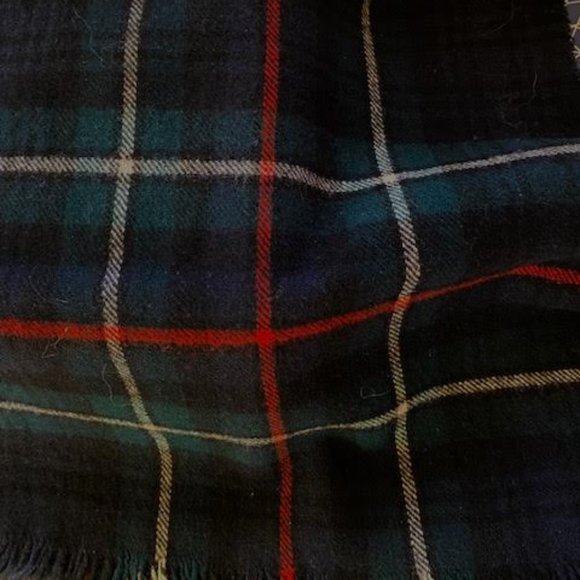 SALE! Vintage Tarten Wool Scarf - Picture 2 of 4